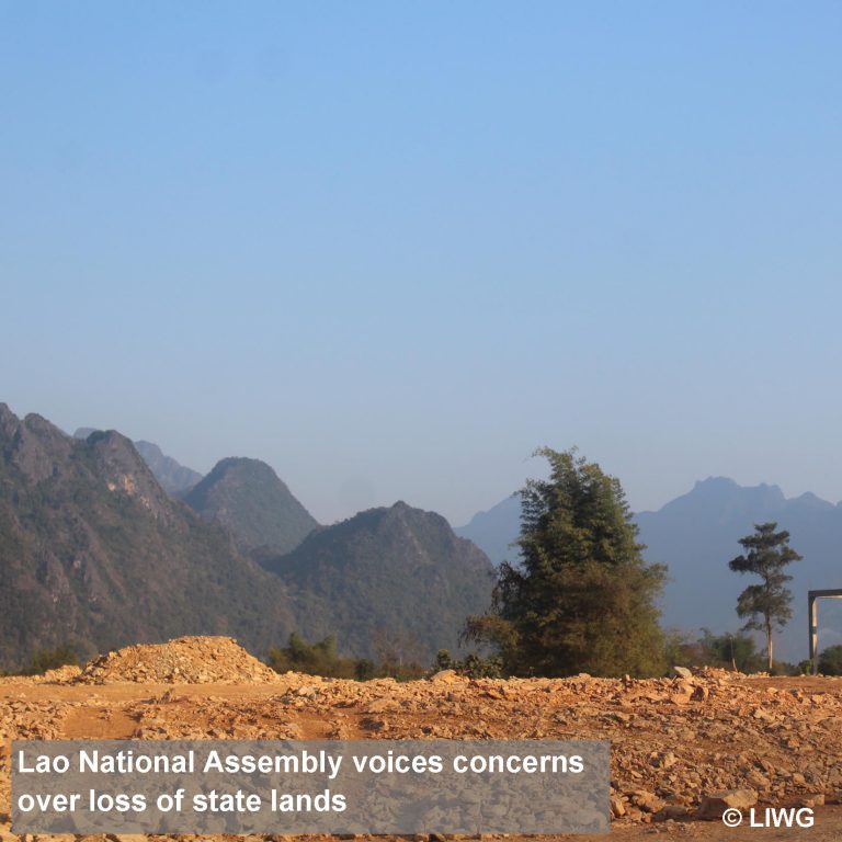 Lao National Assembly voices concerns over loss of state lands
